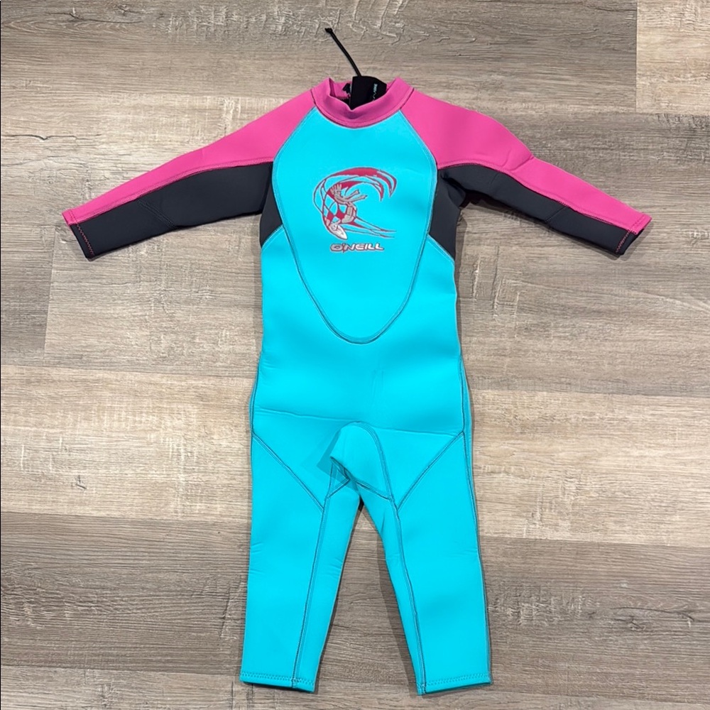 O'Neill Pink and Blue Wetsuit - Size 2